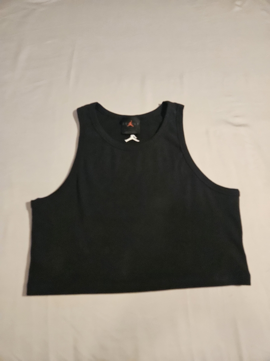 Jordan Tops - Jordan Women's Black Cropped Tank Top